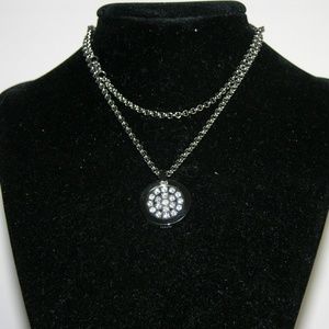 Sparkling Lava Stone Necklace